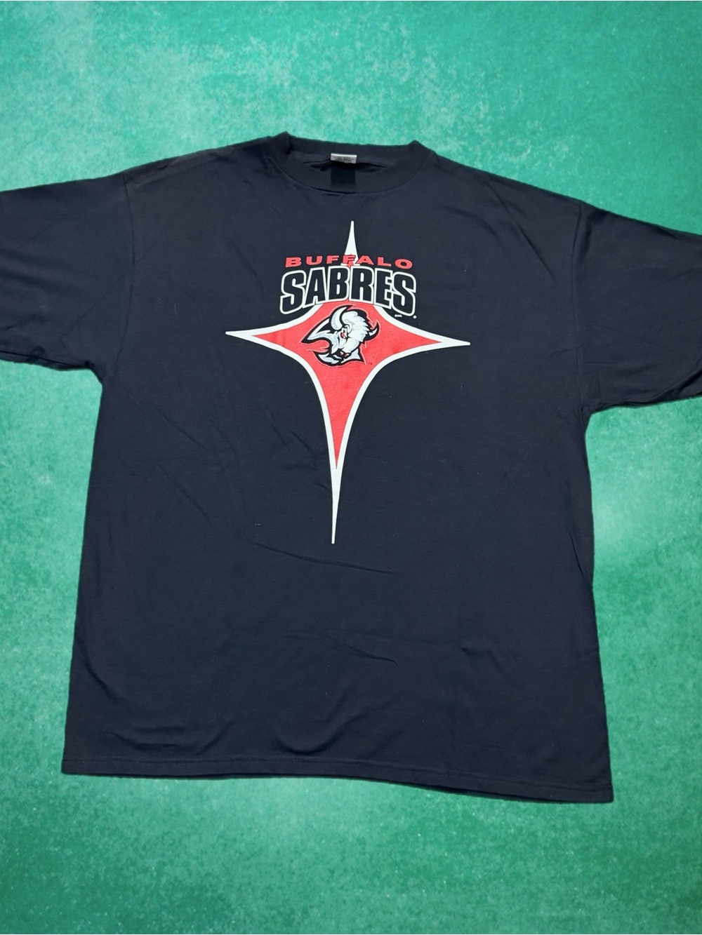 Vintage Buffalo Sabres Goat Head Star Starter Shirt